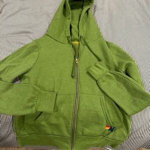 Aviator Nation Bolt Hoodie - Green, X-Small